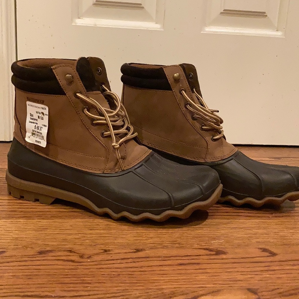 Men’s size 12 Sperry Top - Sider waterproof boots